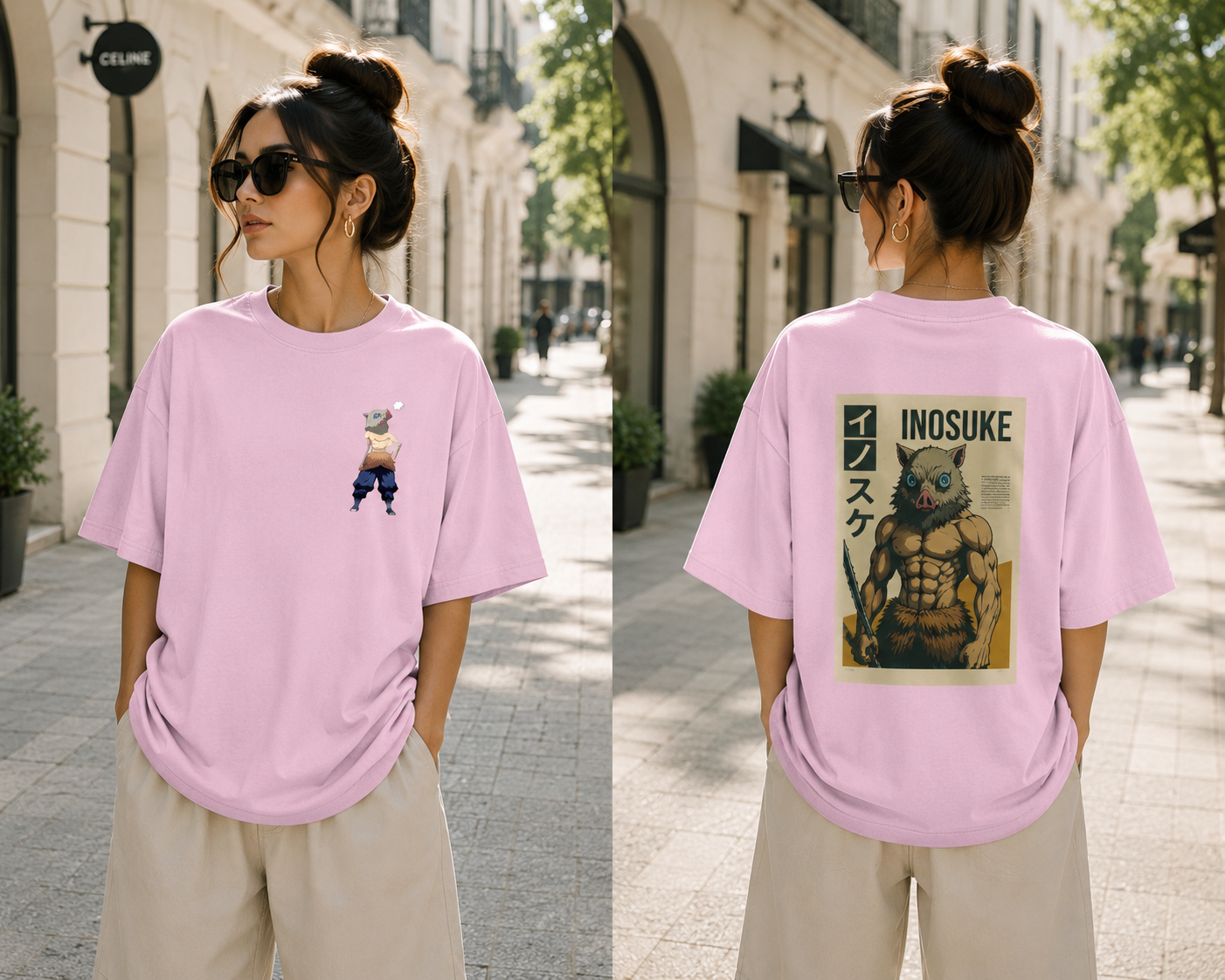 INOSUKE Unisex Oversized T-Shirt