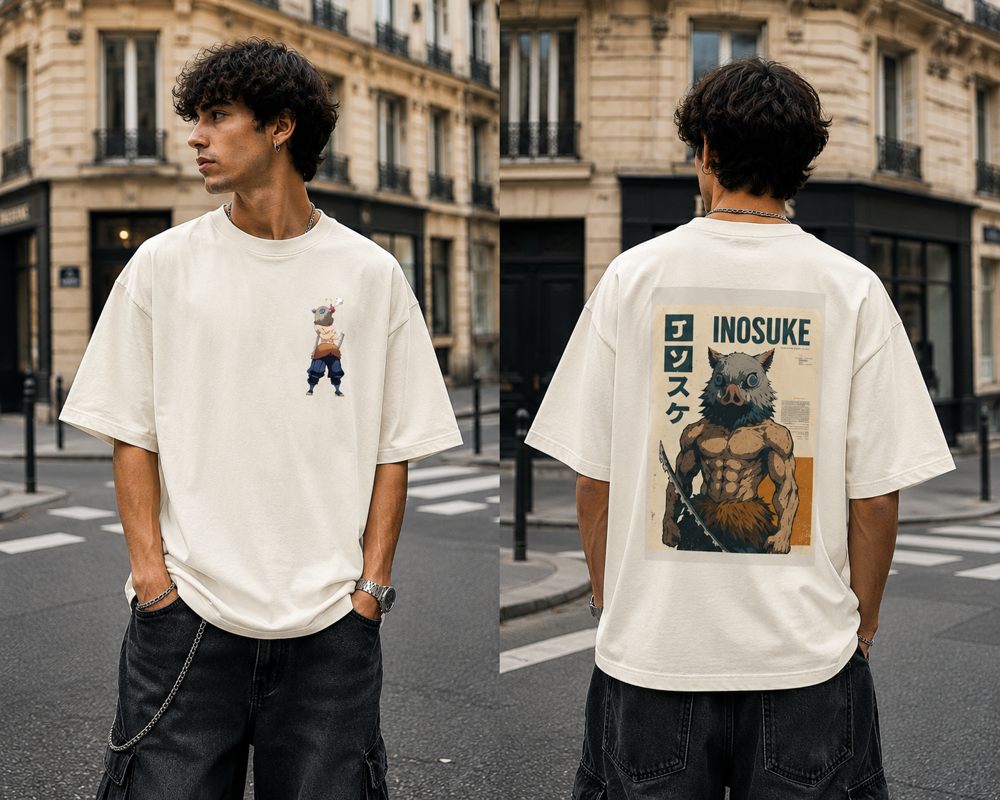 INOSUKE Unisex Oversized T-Shirt