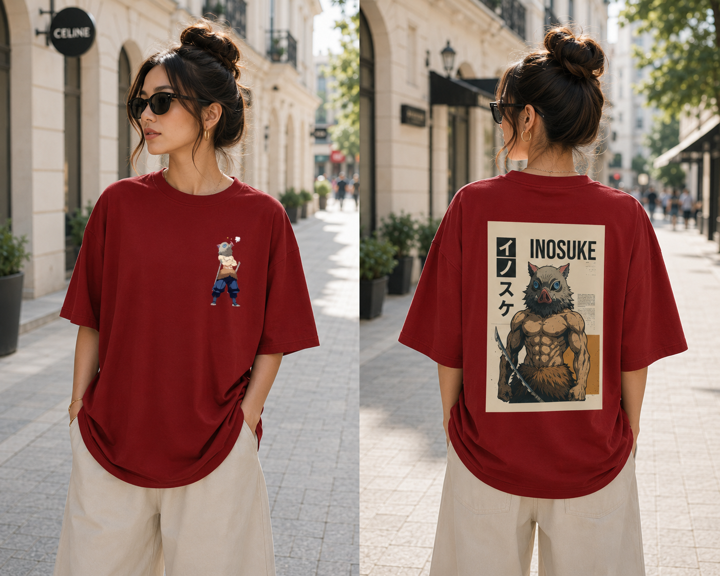 INOSUKE Unisex Oversized T-Shirt