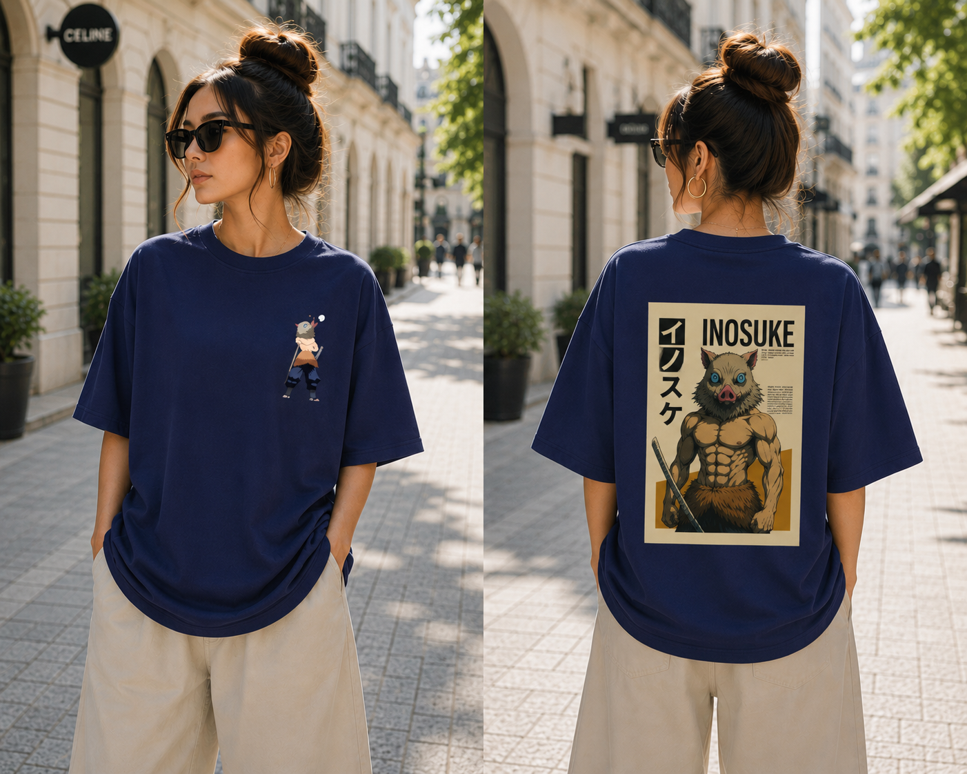INOSUKE Unisex Oversized T-Shirt