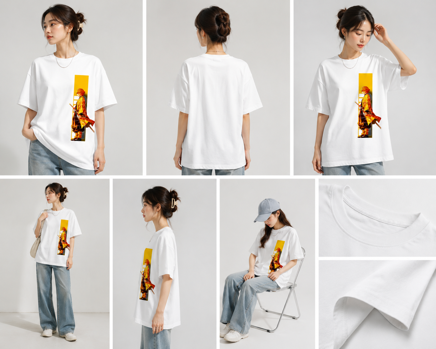 ZENUTSU Unisex Oversized T-Shirt