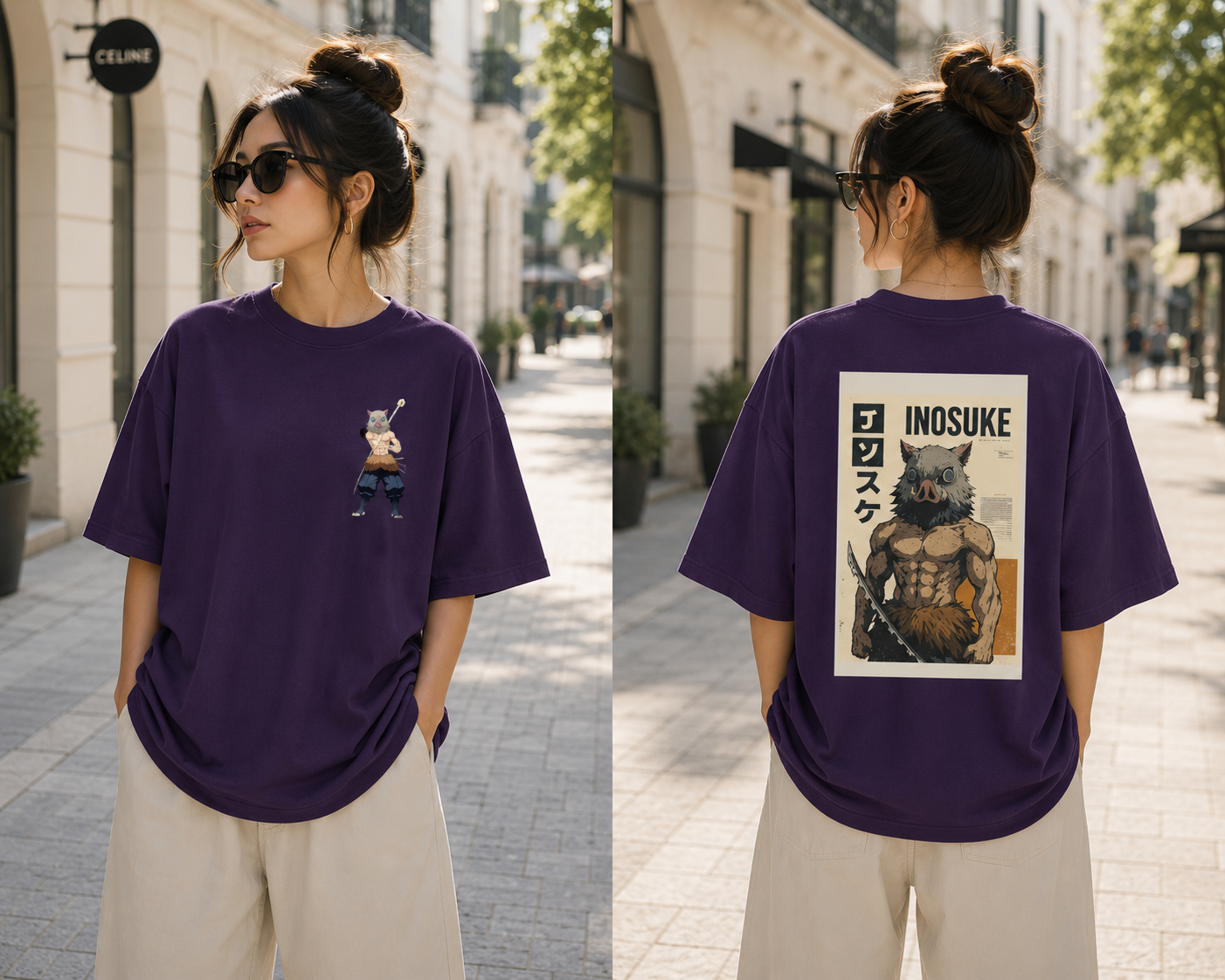 INOSUKE Unisex Oversized T-Shirt