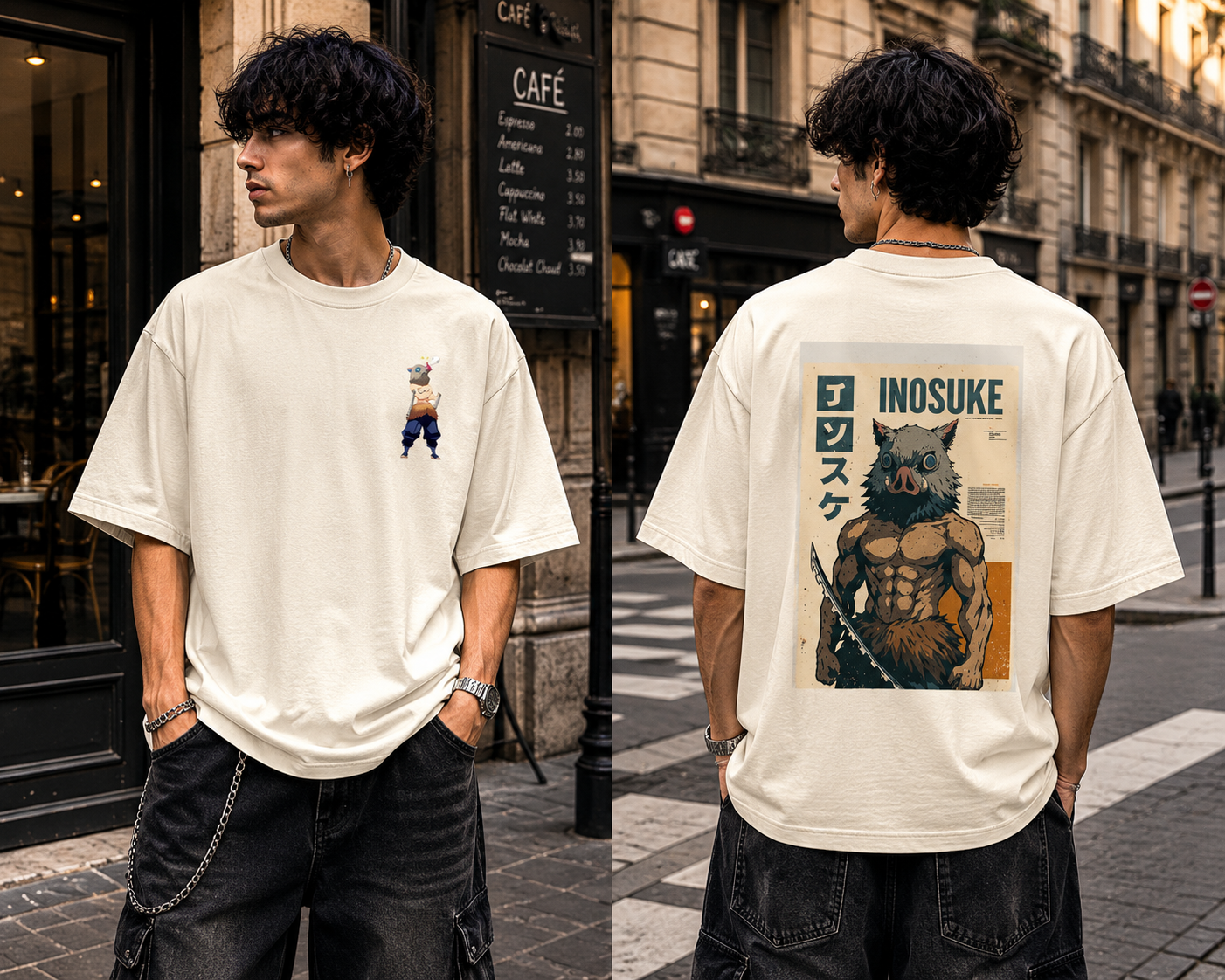 INOSUKE Unisex Oversized T-Shirt